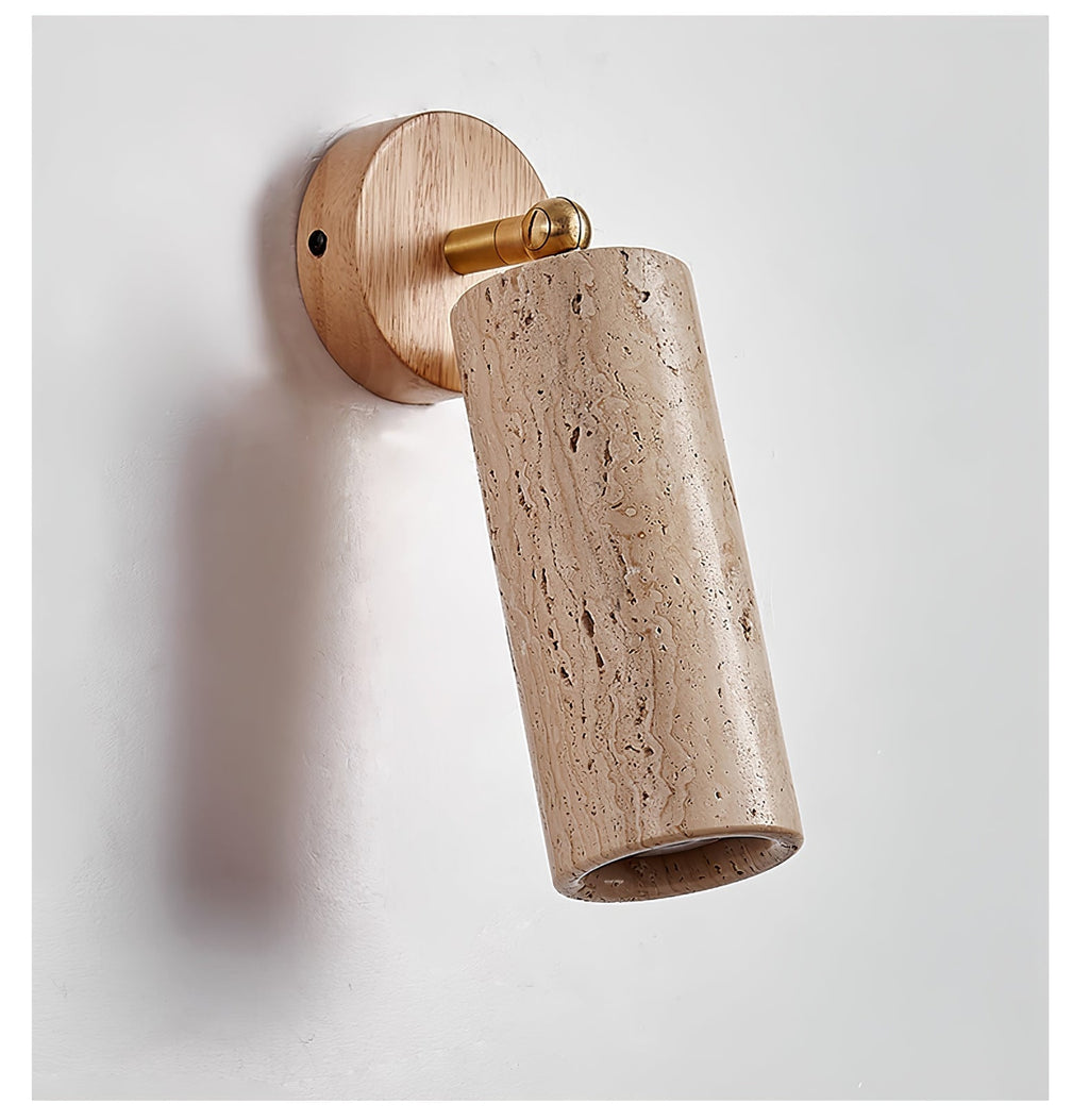 Selvenara Travertine Wall Light-Moonnatur