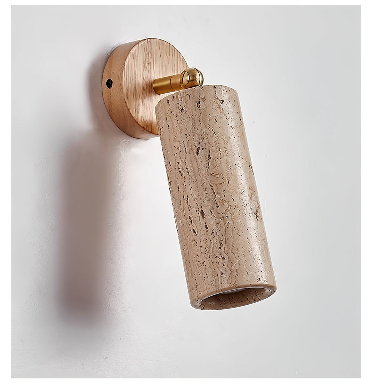 Selvenara Travertine Wall Light-Moonnatur