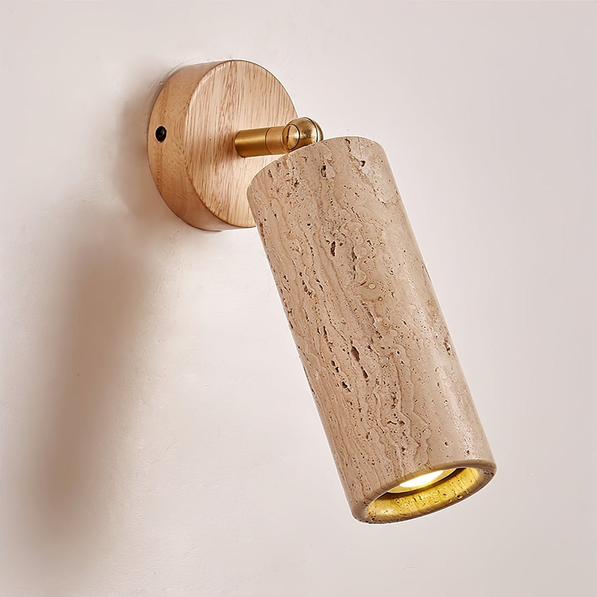 Selvenara Travertine Wall Light-Moonnatur