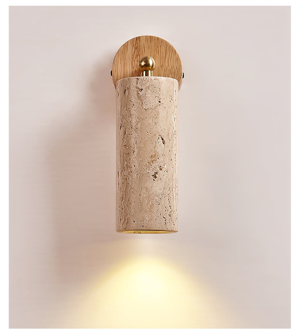 Selvenara Travertine Wall Light-Moonnatur