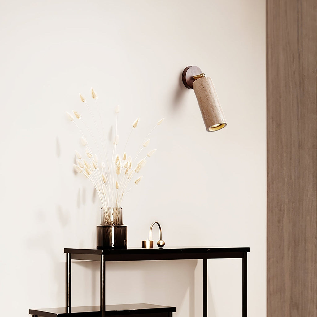 Selvenara Travertine Wall Light-Moonnatur