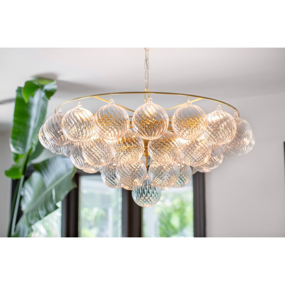 Enveroria Glass Chandelier-Moonnatur