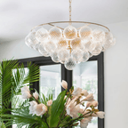 Enveroria Glass Chandelier-Moonnatur