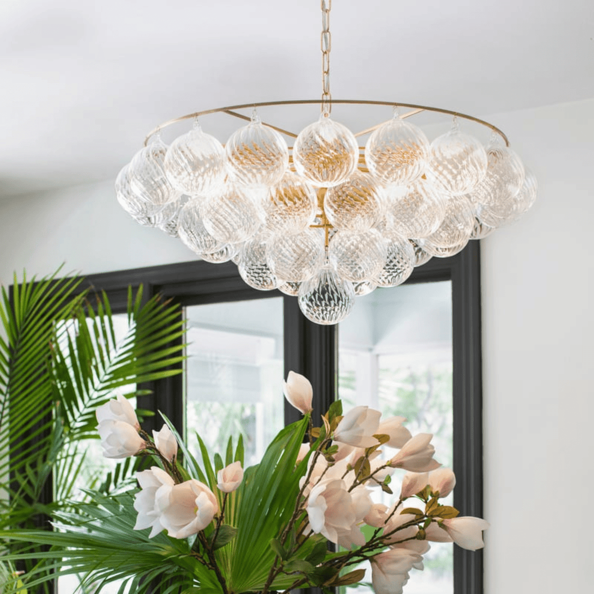 Enveroria Glass Chandelier-Moonnatur