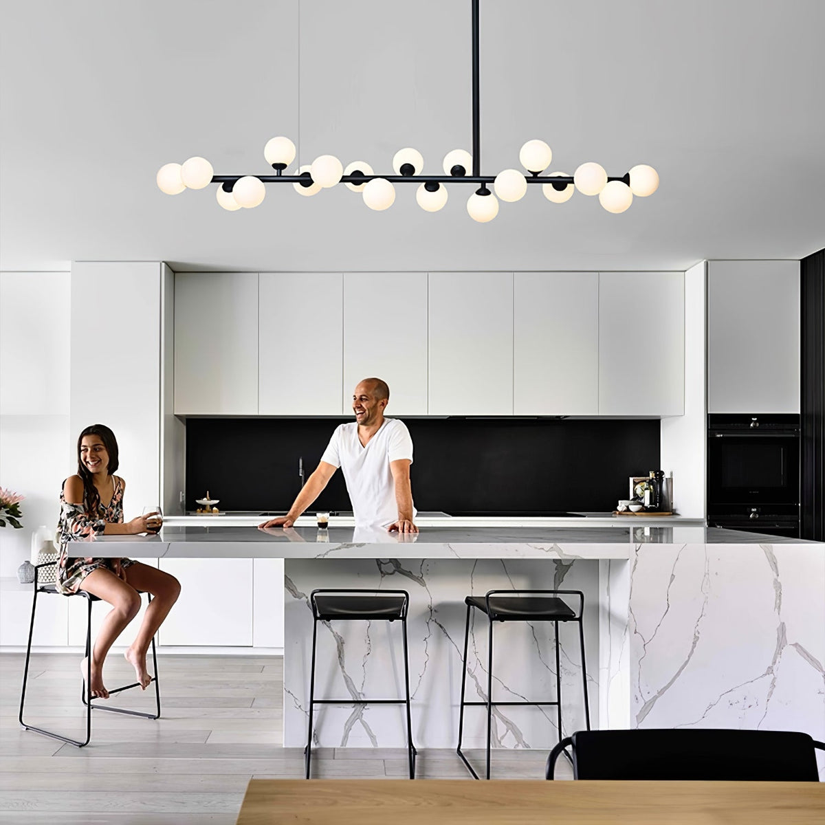 Hazelia Glass Pendant Light-Moonnatur