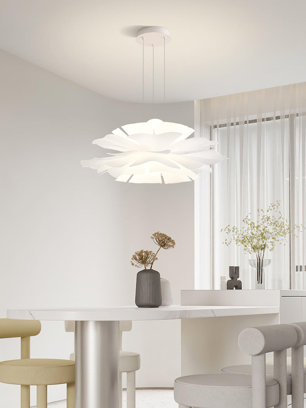 Adairena Acrylic Pendant Light-Moonnatur