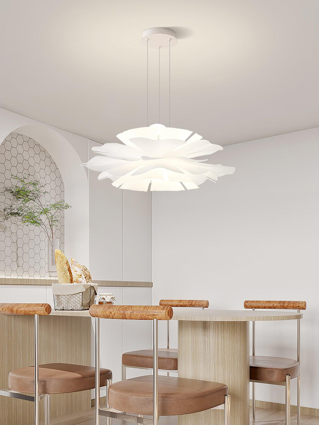 Adairena Acrylic Pendant Light-Moonnatur