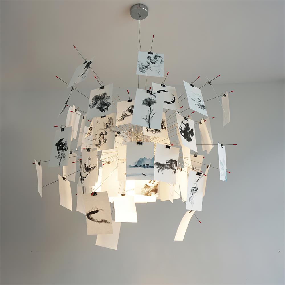 Meldeneth Paper Chandelier-Moonnatur