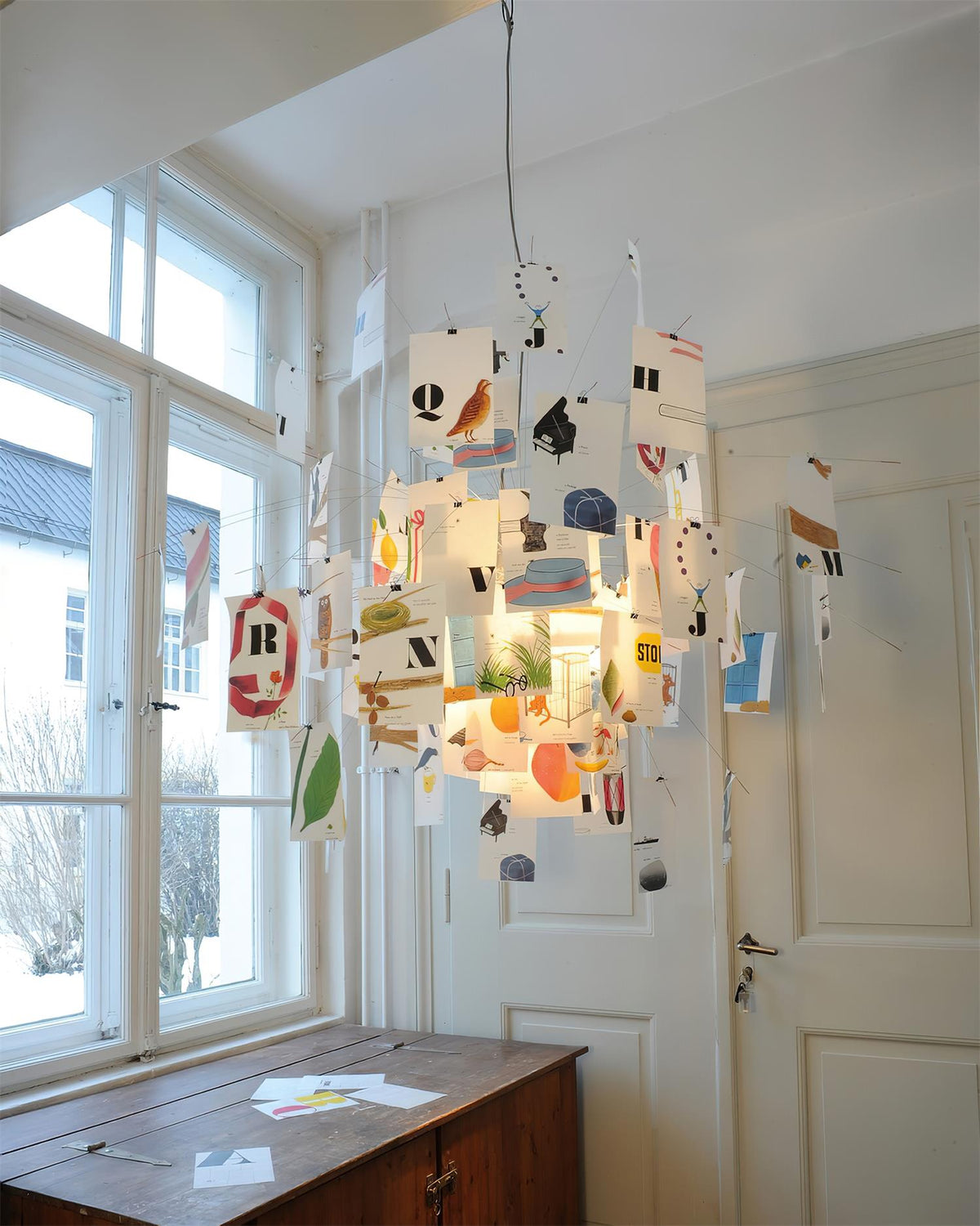 Meldeneth Paper Chandelier-Moonnatur