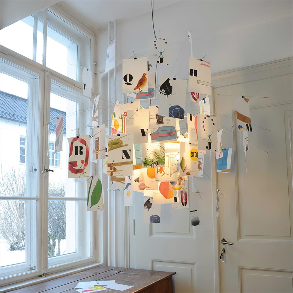 Meldeneth Paper Chandelier-Moonnatur