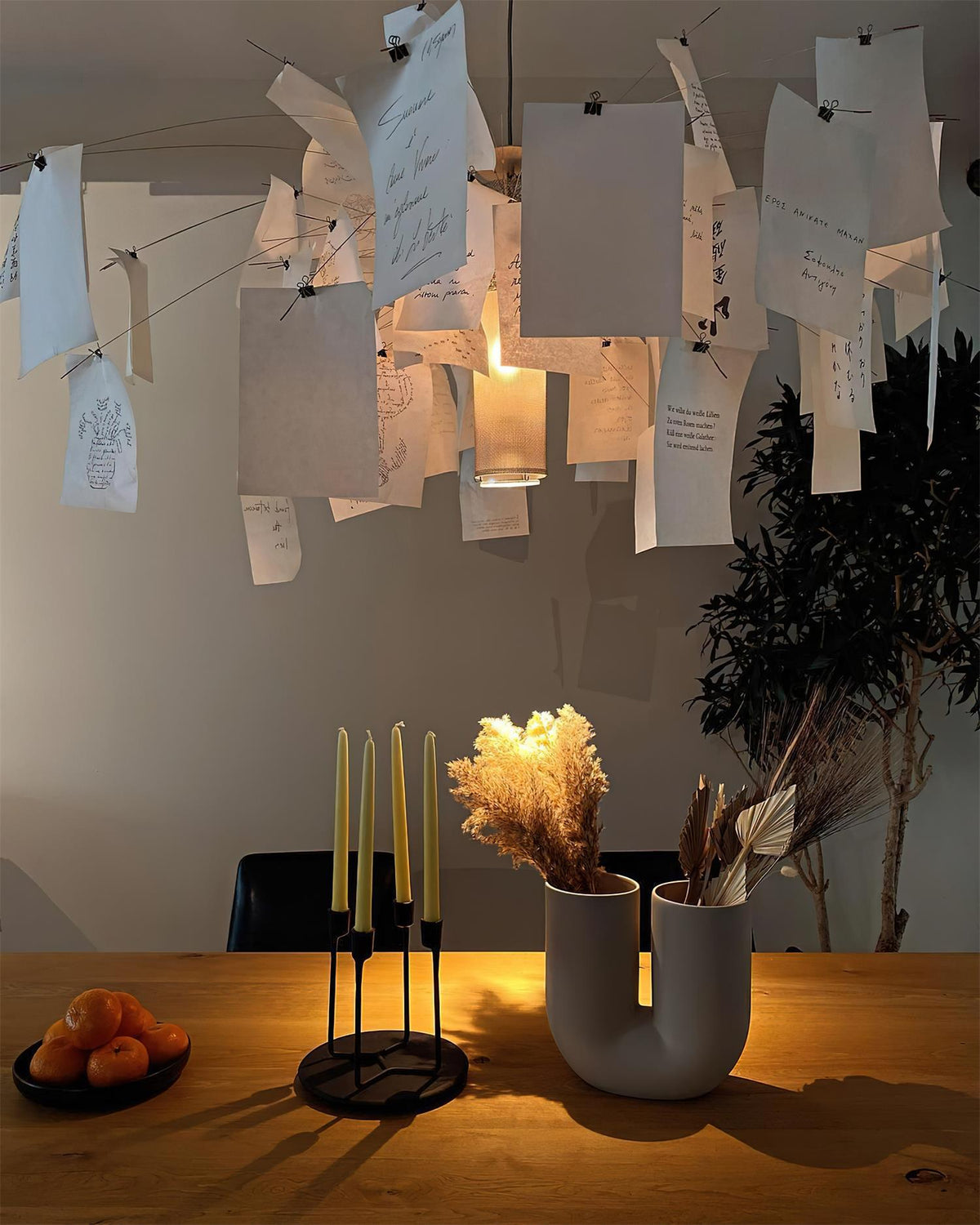 Meldeneth Paper Chandelier-Moonnatur