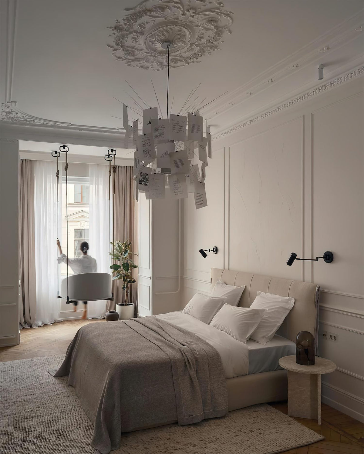 Meldeneth Paper Chandelier-Moonnatur