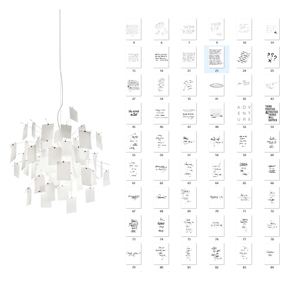 Meldeneth Paper Chandelier-Moonnatur