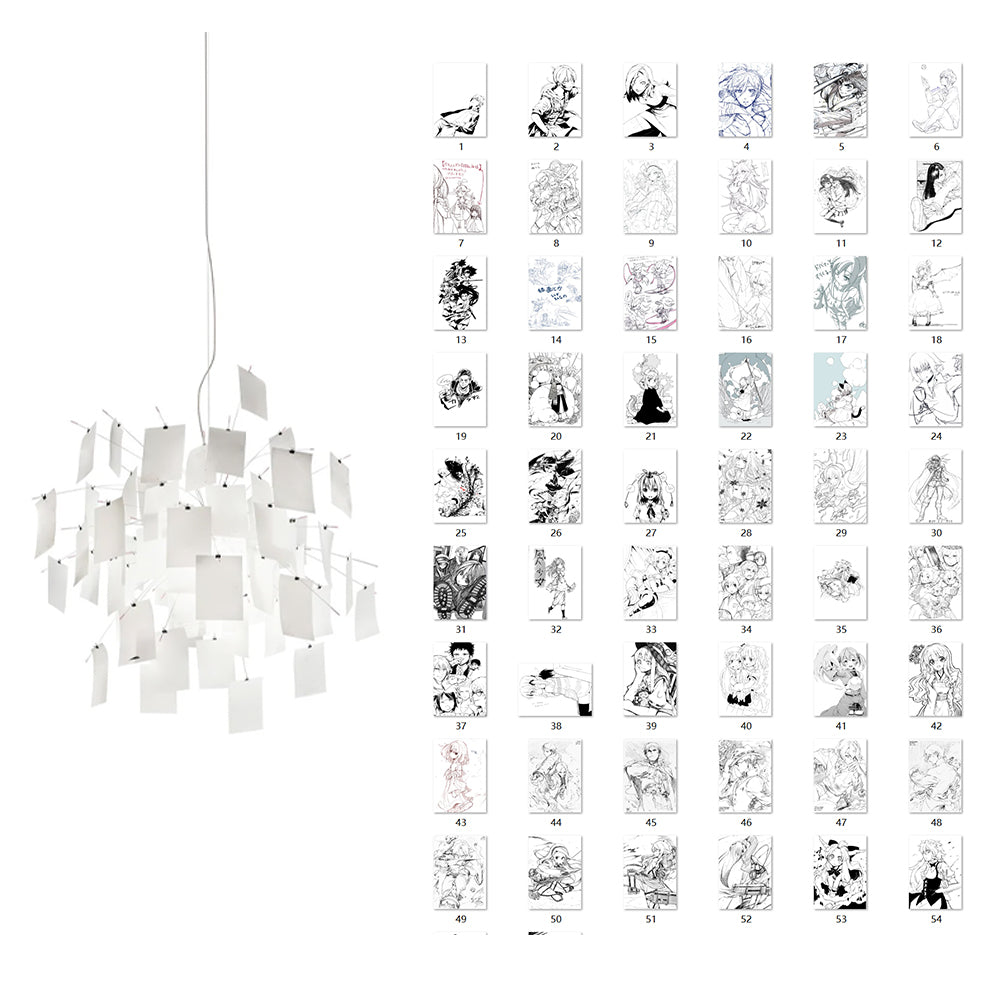 Meldeneth Paper Chandelier-Moonnatur