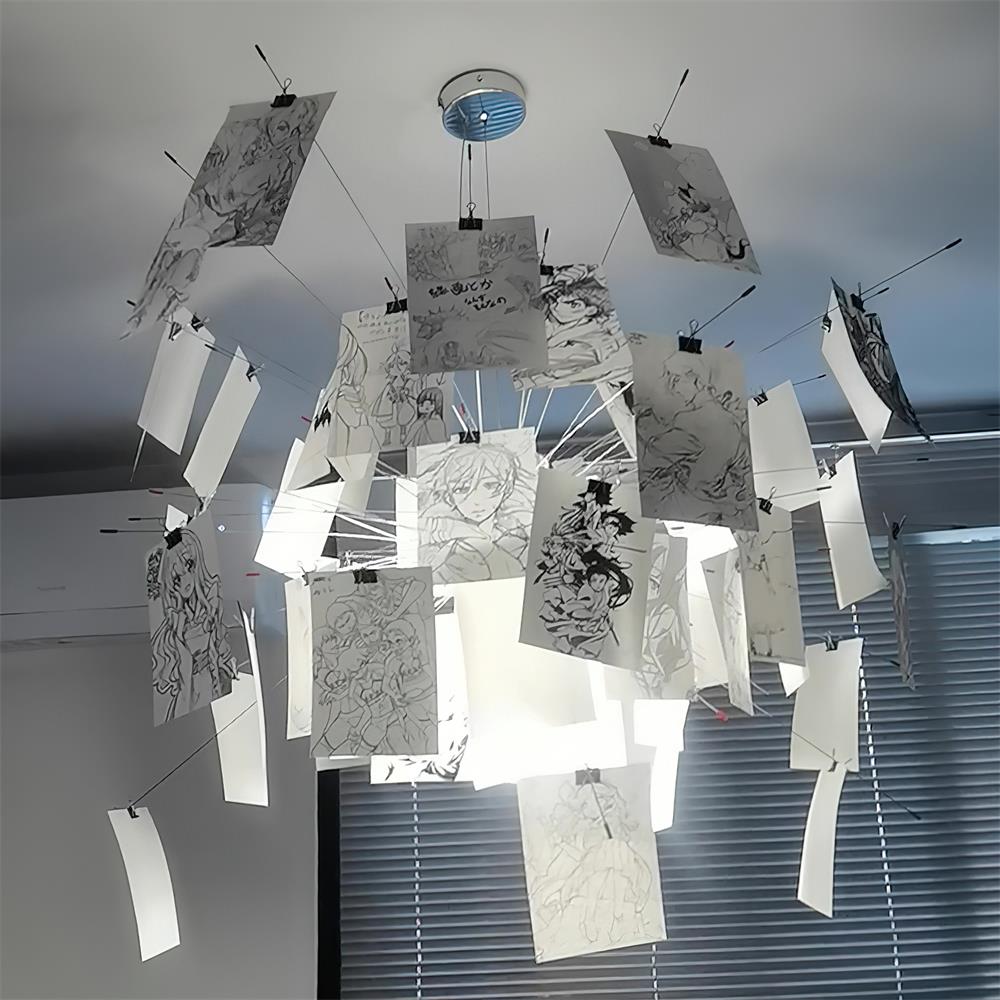 Meldeneth Paper Chandelier-Moonnatur