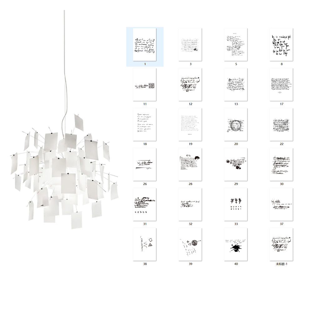 Meldeneth Paper Chandelier-Moonnatur