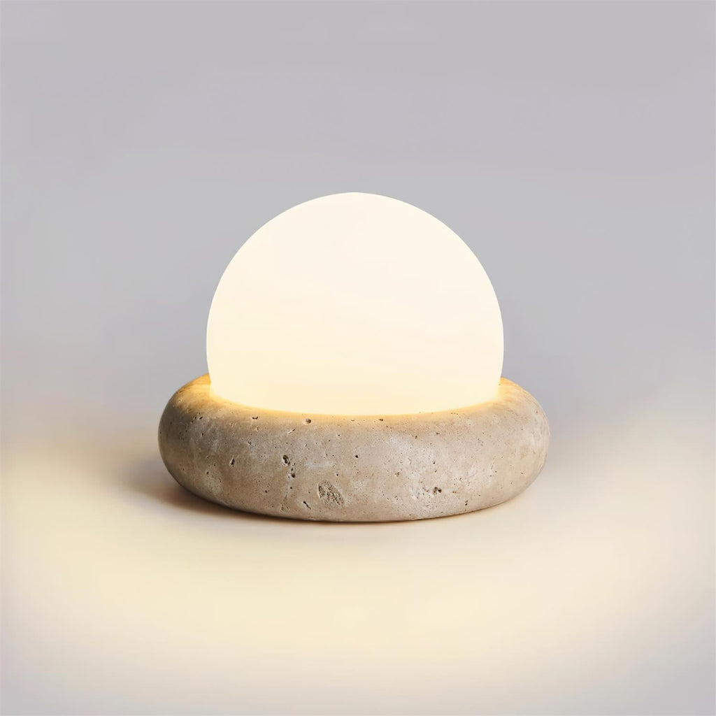 Wenrelfern Travertine Table Lamp-Moonnatur