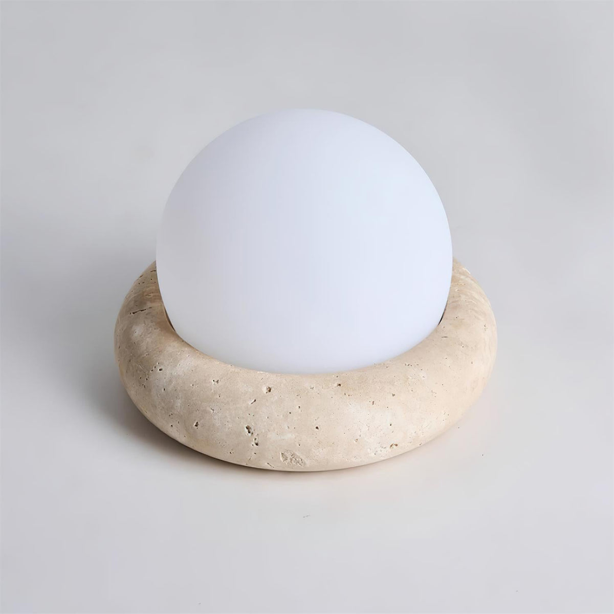 Wenrelfern Travertine Table Lamp-Moonnatur