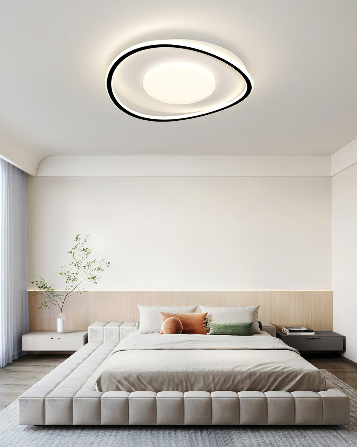 Orelune Acrylic Ceiling Lamp-Moonnatur