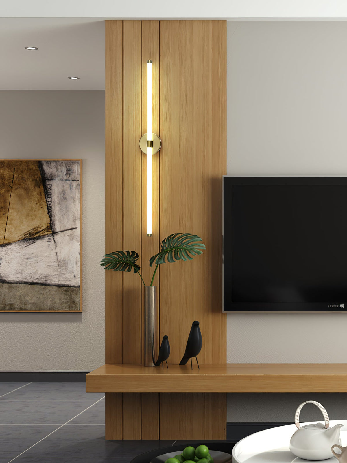 Avenella Acrylic Wall Light-Moonnatur