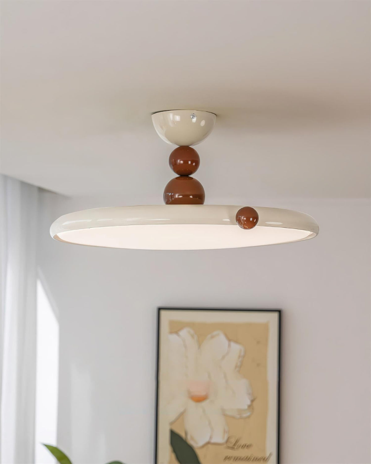 Yardenlark Metal Ceiling Light-Moonnatur