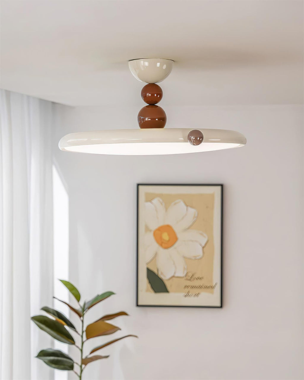 Yardenlark Metal Ceiling Light-Moonnatur
