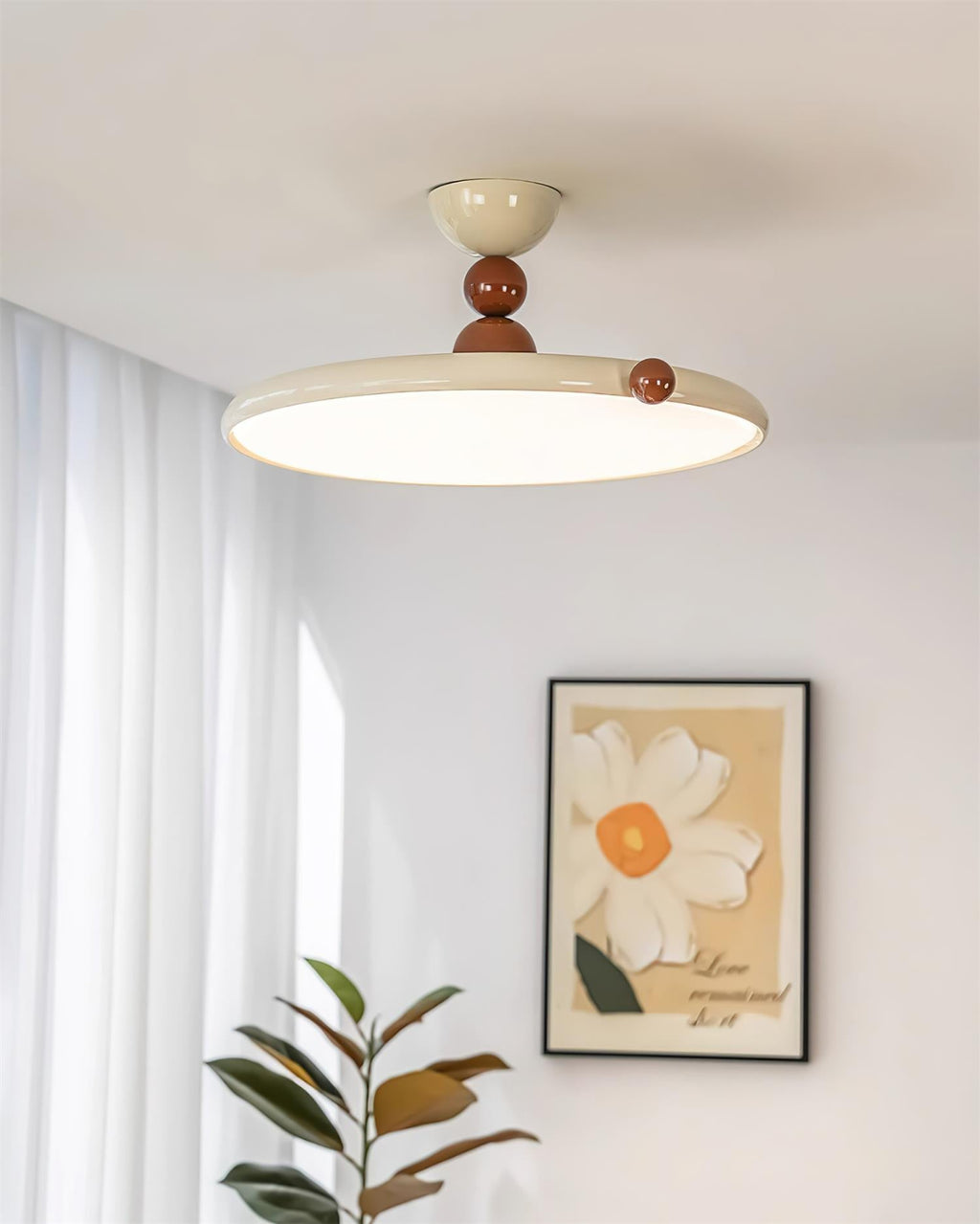 Yardenlark Metal Ceiling Light-Moonnatur