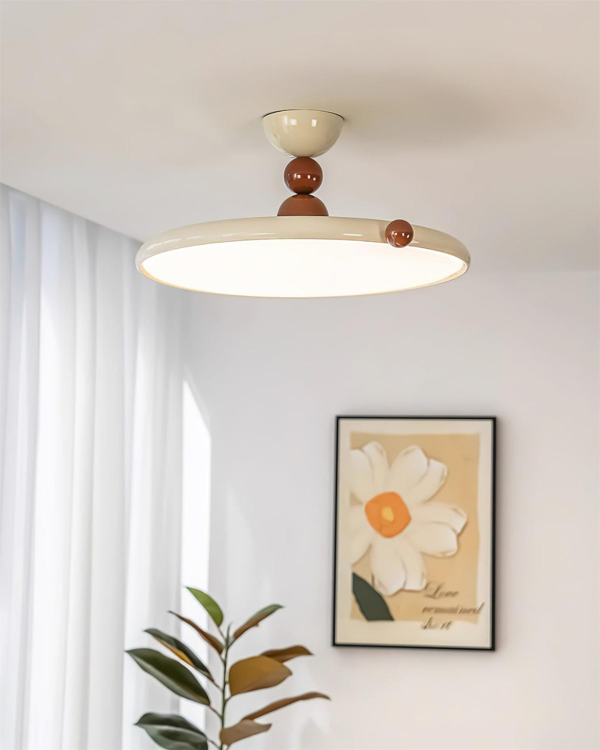 Yardenlark Metal Ceiling Light-Moonnatur