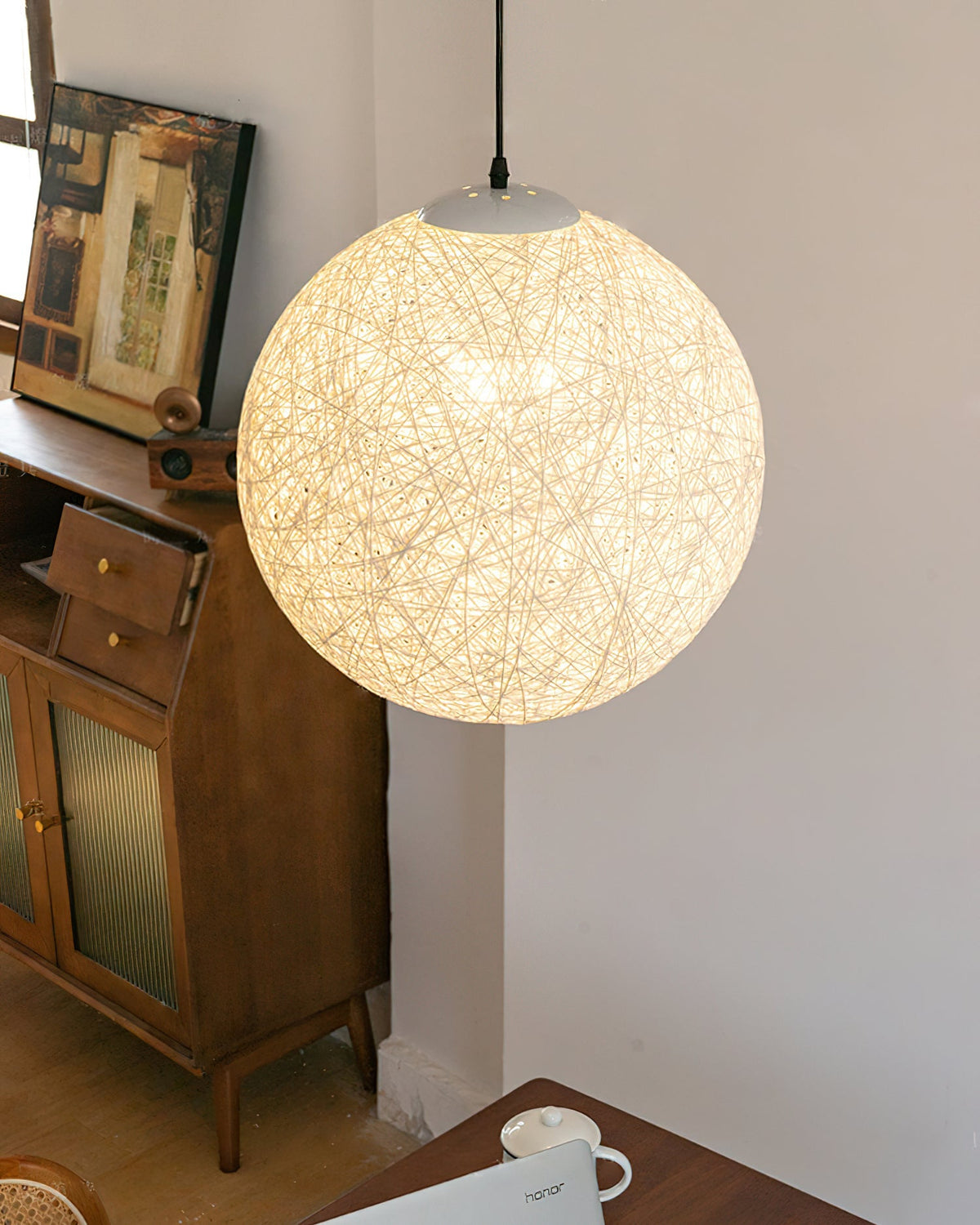 Wardenbrook Rattan Pendant Light-Moonnatur