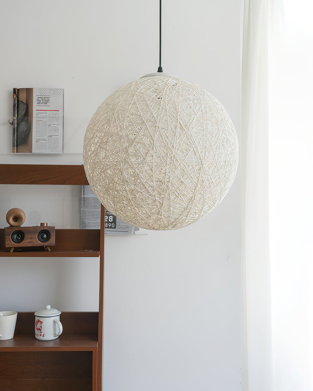 Wardenbrook Rattan Pendant Light-Moonnatur