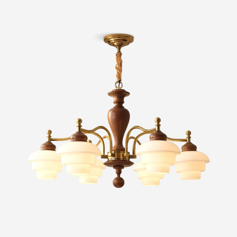 Keldelgrove Glass Chandelier-Moonnatur