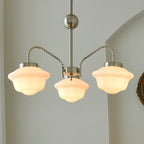 Inverenora Glass Chandelier-Moonnatur
