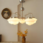 Inverenora Glass Chandelier-Moonnatur