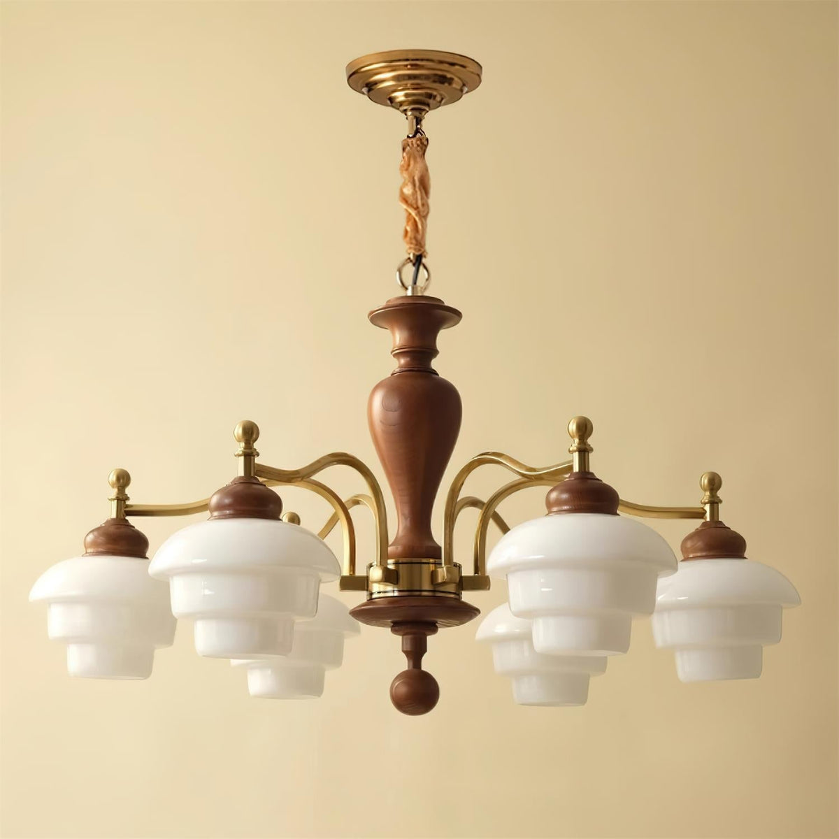 Keldelgrove Glass Chandelier-Moonnatur