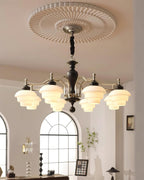 Keldelgrove Glass Chandelier-Moonnatur