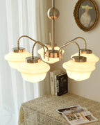Inverenora Glass Chandelier-Moonnatur
