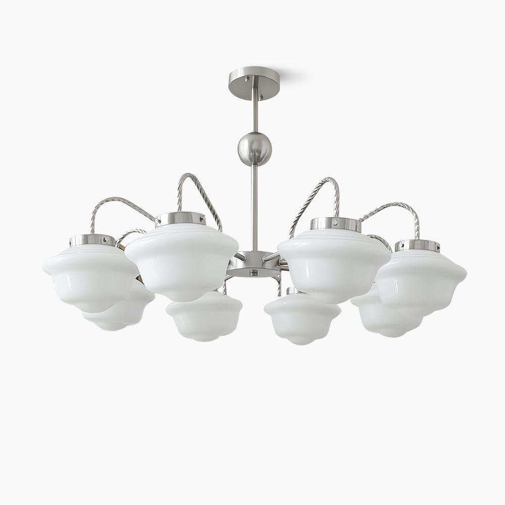 Inverenora Glass Chandelier-Moonnatur