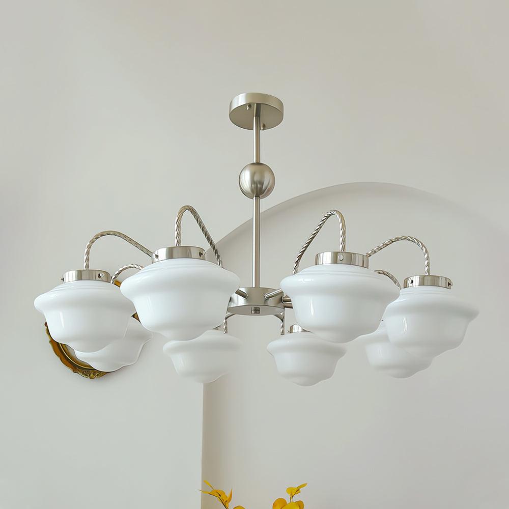 Inverenora Glass Chandelier-Moonnatur