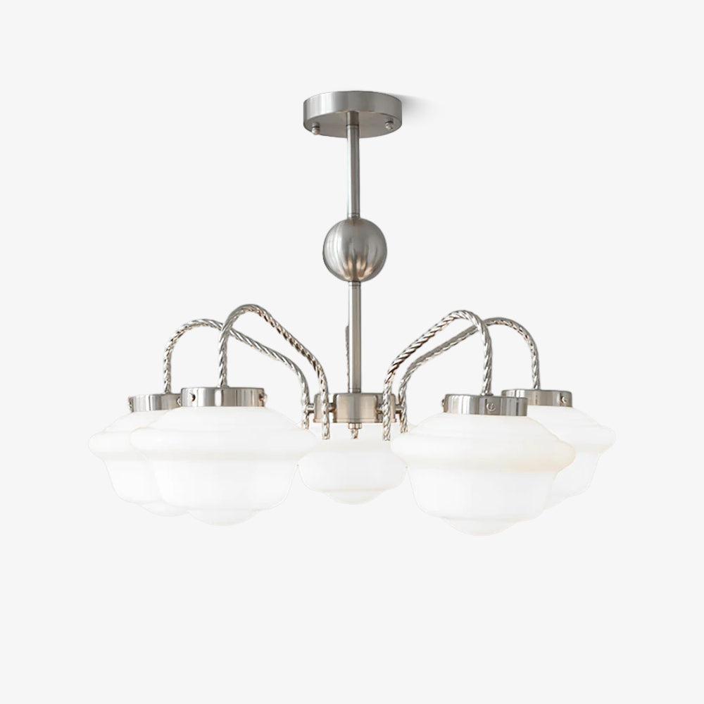 Inverenora Glass Chandelier-Moonnatur