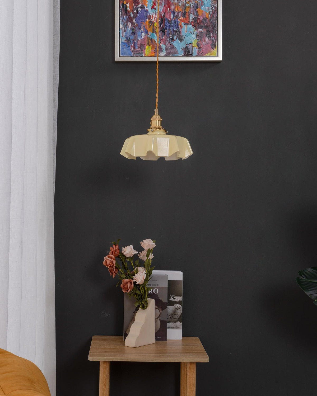 Darrowiel Glass Pendant Light-Moonnatur
