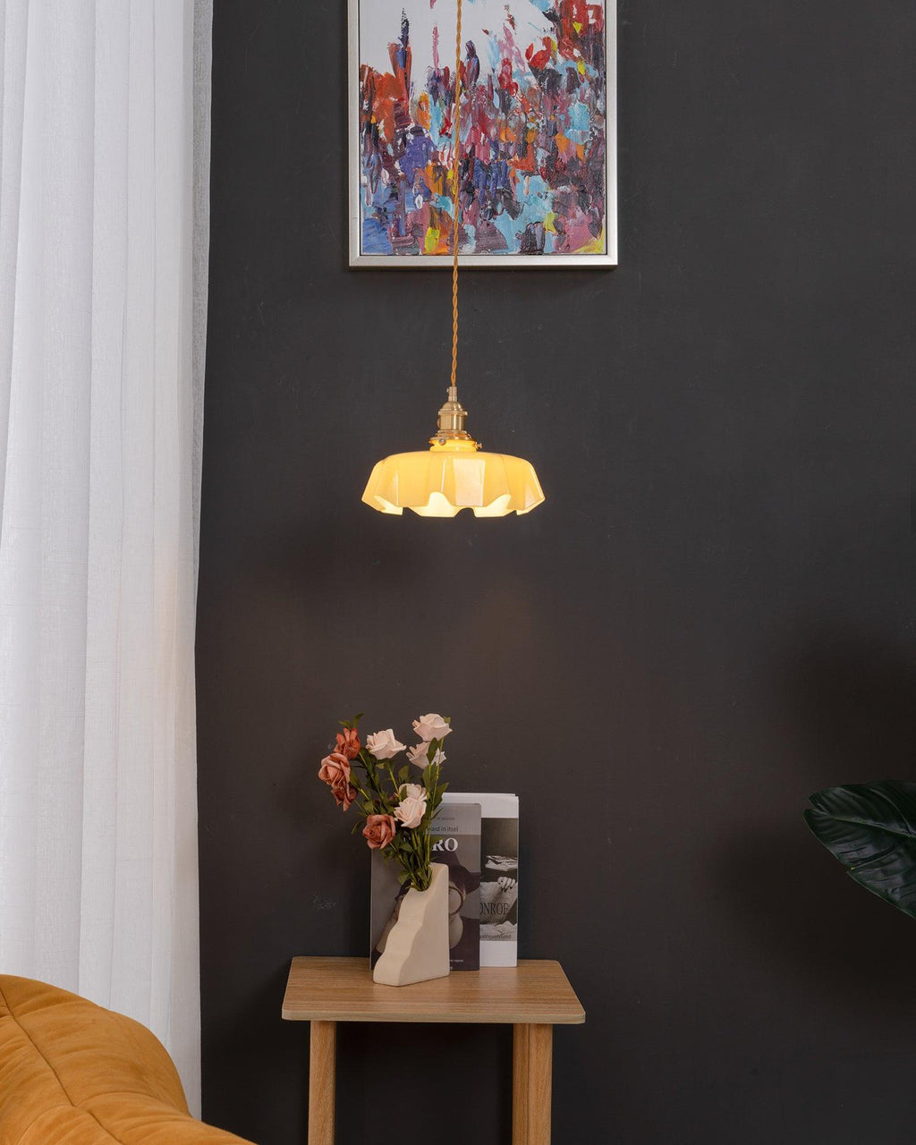 Darrowiel Glass Pendant Light-Moonnatur