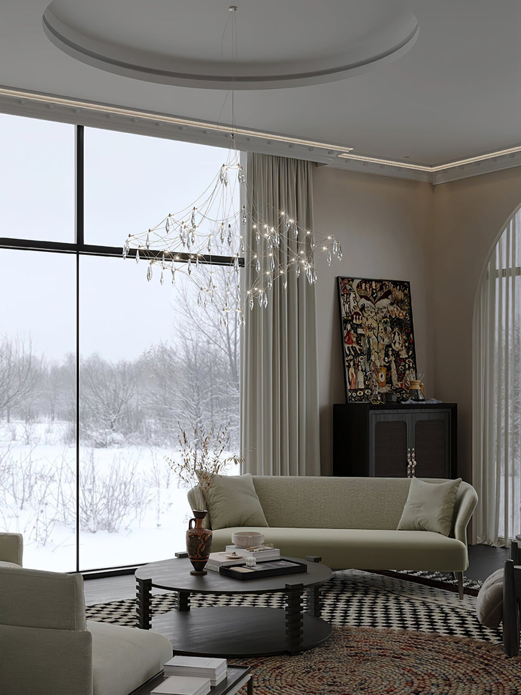 Jarvenora Crystal Chandelier-Moonnatur