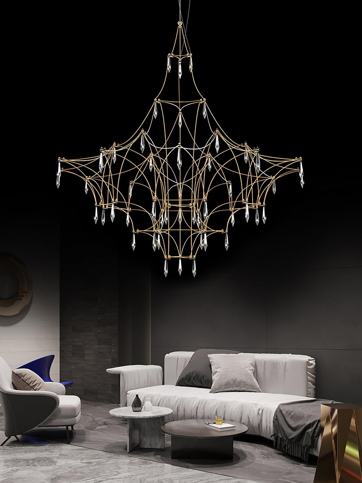 Jarvenora Crystal Chandelier-Moonnatur