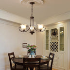 Brynia Glass Chandelier-Moonnatur