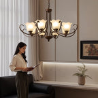 Brynia Glass Chandelier-Moonnatur