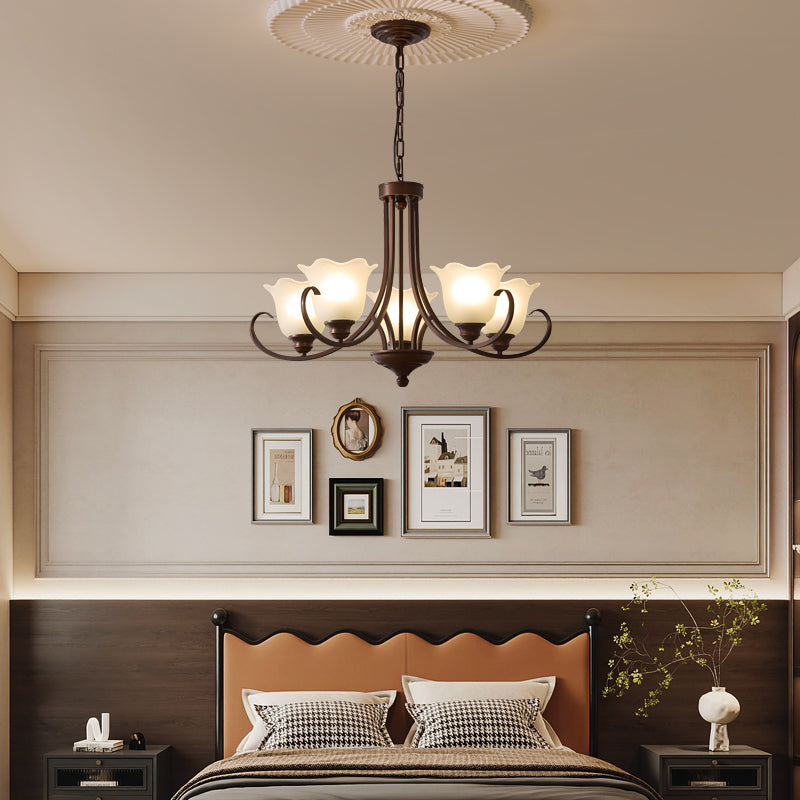 Brynia Glass Chandelier-Moonnatur