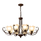 Brynia Glass Chandelier-Moonnatur
