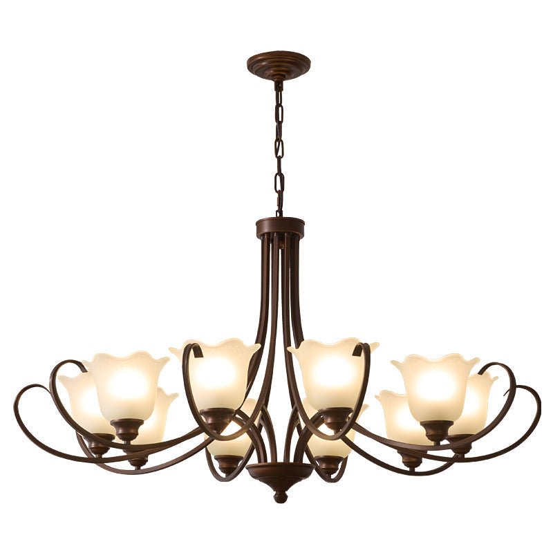 Brynia Glass Chandelier-Moonnatur