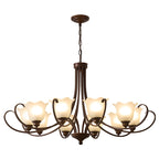 Brynia Glass Chandelier-Moonnatur