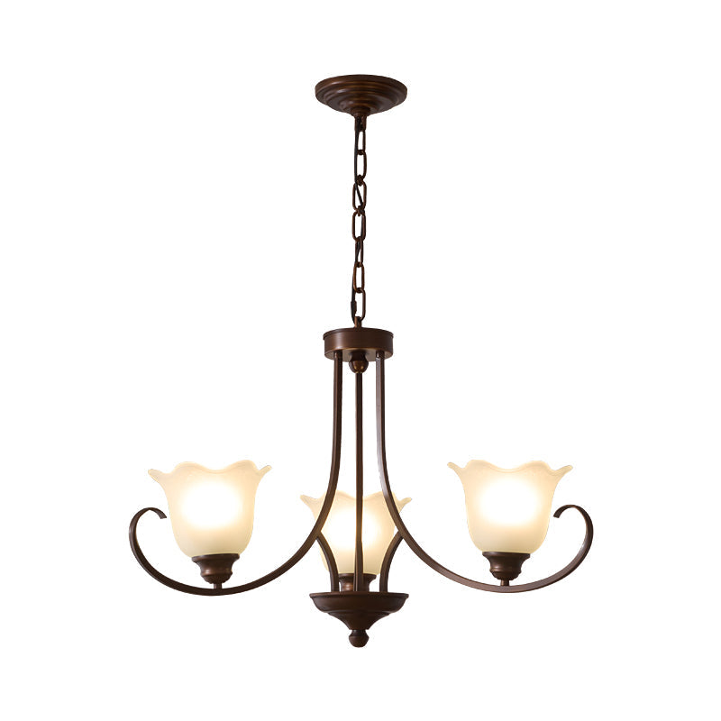 Brynia Glass Chandelier-Moonnatur